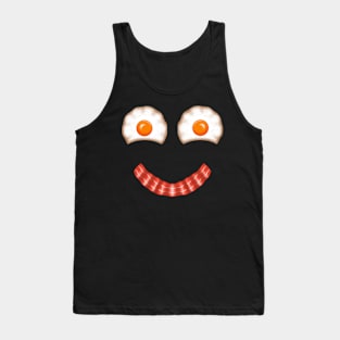 Bacon and eggs,smile face Tank Top